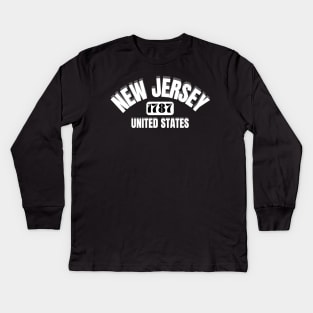 NEW JERSEY Kids Long Sleeve T-Shirt